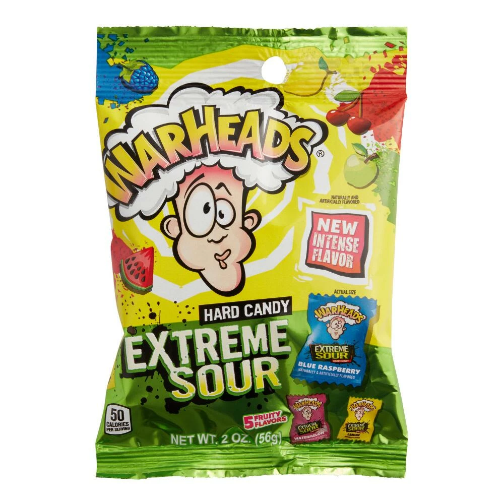 World Market Warheads Extreme Sour Hard Candy Set of 3 3 World Market Warheads Extreme Sour Hard Candy Set of 3
