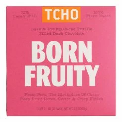 World Market TCHO Born Fruity Cacao Truffle Dark Chocolate Bar
