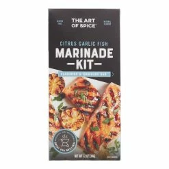 World Market Art of Spice Citrus Garlic Fish Seasoning & Marinade Kit