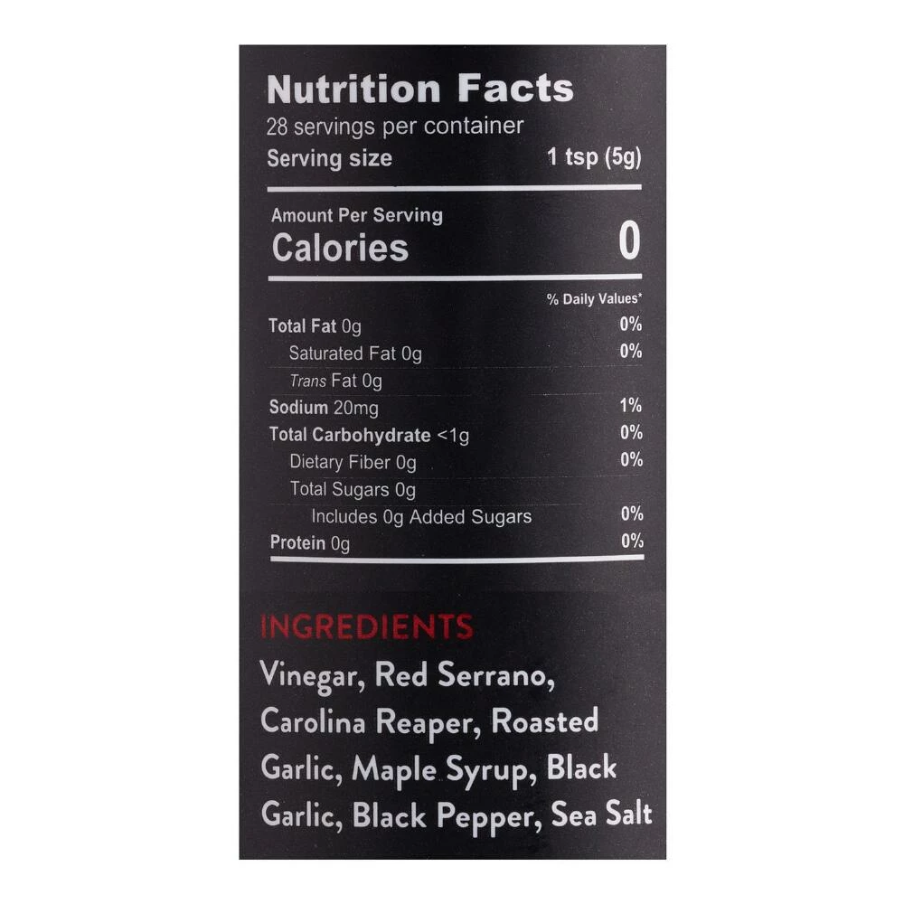 World Market Bravado Black Garlic Carolina Reaper Hot Sauce 4 World Market Bravado Black Garlic Carolina Reaper Hot Sauce - Image 2