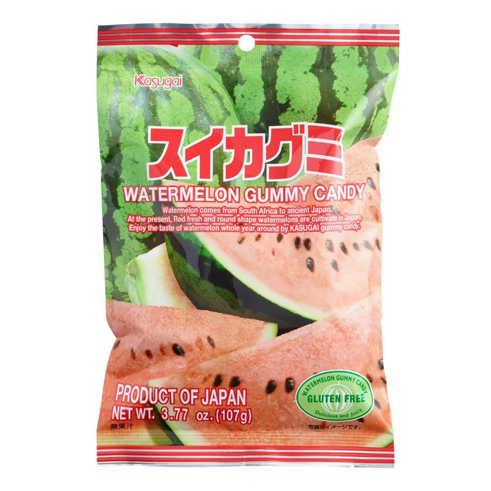 World Market Kasugai Watermelon Gummy Candy Set of 4 3 World Market Kasugai Watermelon Gummy Candy Set of 4