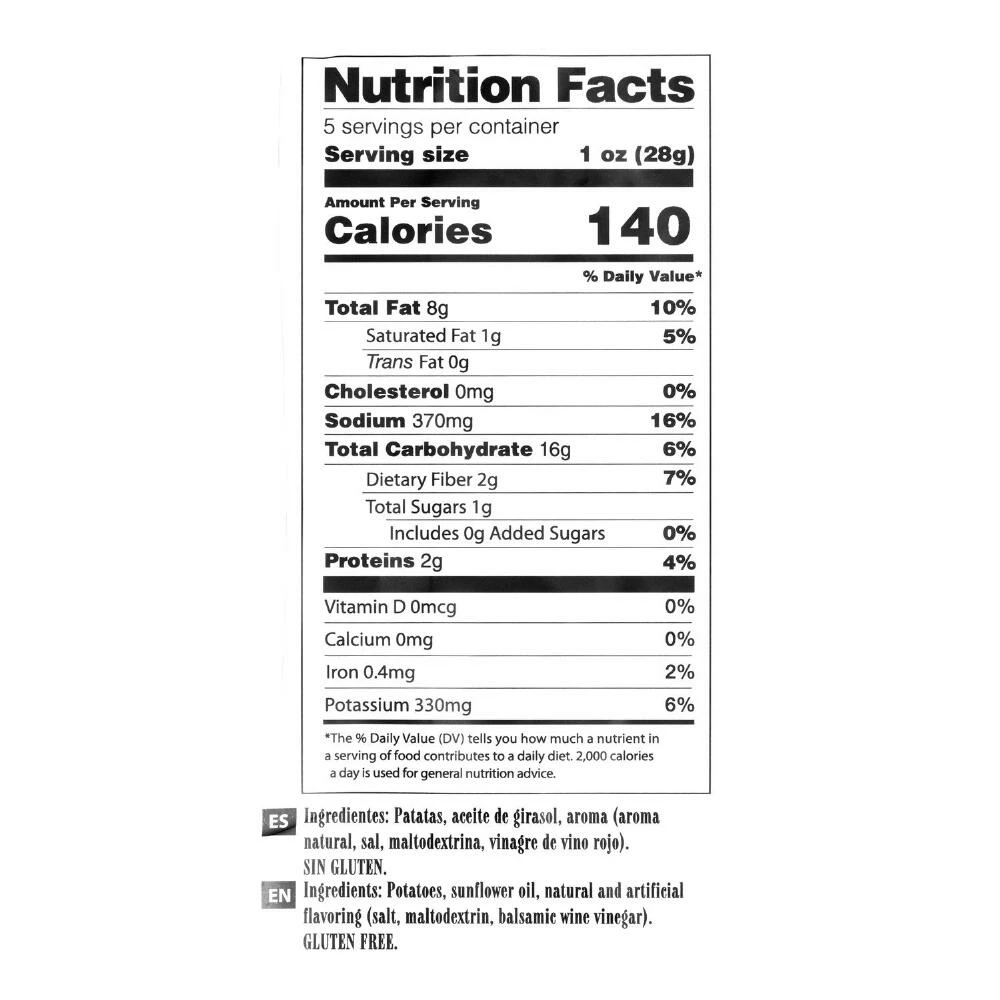 World Market Quillo Balsamic Wine Potato Chips Set of 2 4 World Market Quillo Balsamic Wine Potato Chips Set of 2 - Image 2