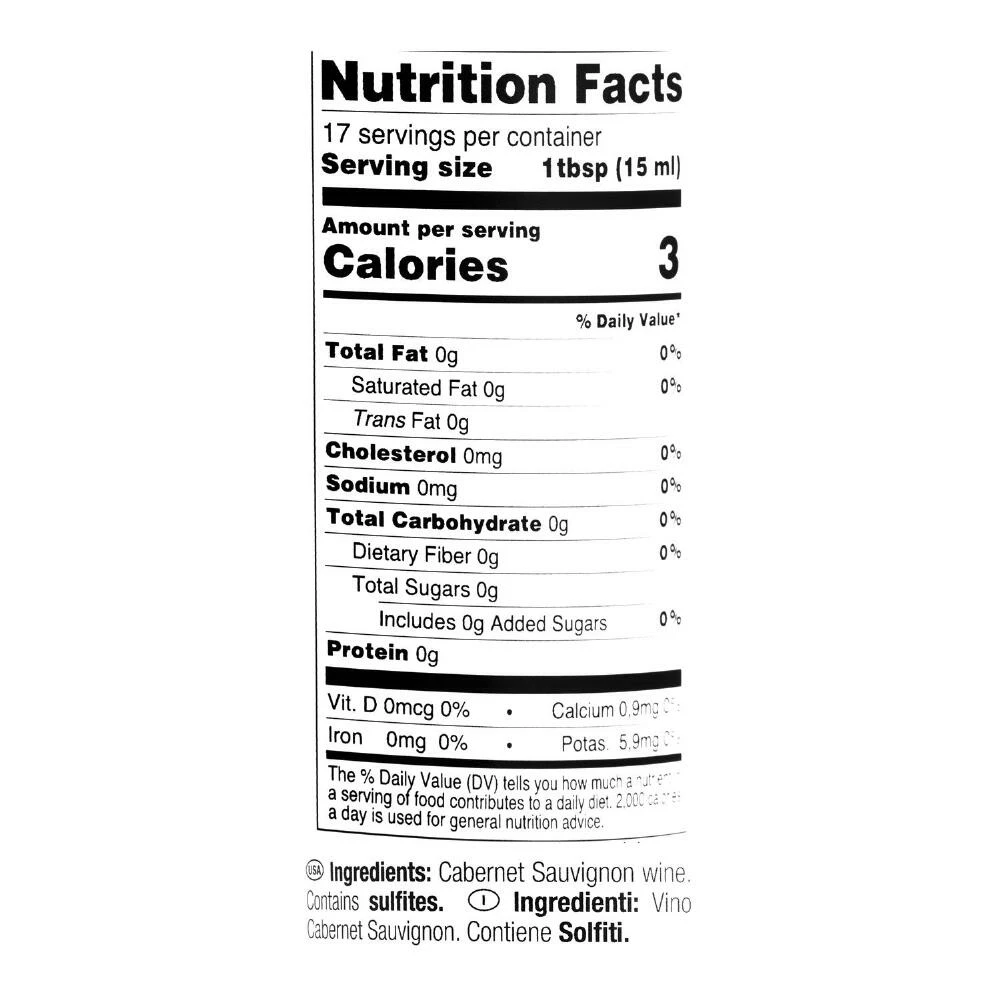 World Market Varvello Cabernet Sauvignon Wine Vinegar 4 World Market Varvello Cabernet Sauvignon Wine Vinegar - Image 2