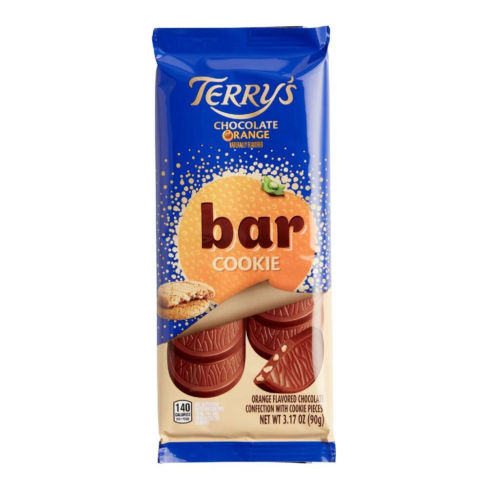 World Market Terry's Orange Cookie Milk Chocolate Bar Set Of 5 3 World Market Terry's Orange Cookie Milk Chocolate Bar Set Of 5