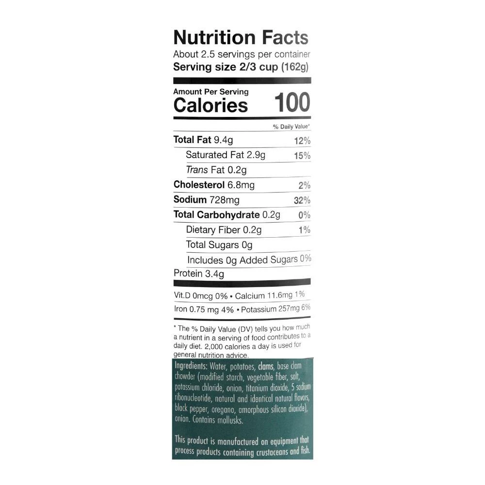 World Market Cole's New England Clam Chowder 4 World Market Cole's New England Clam Chowder - Image 2
