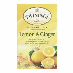 World Market Twinings Lemon Ginger Tea Set of 6