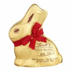 World Market Lindt Milk Chocolate Gold Bunny