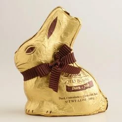 World Market Lindt Dark Chocolate Gold Bunny