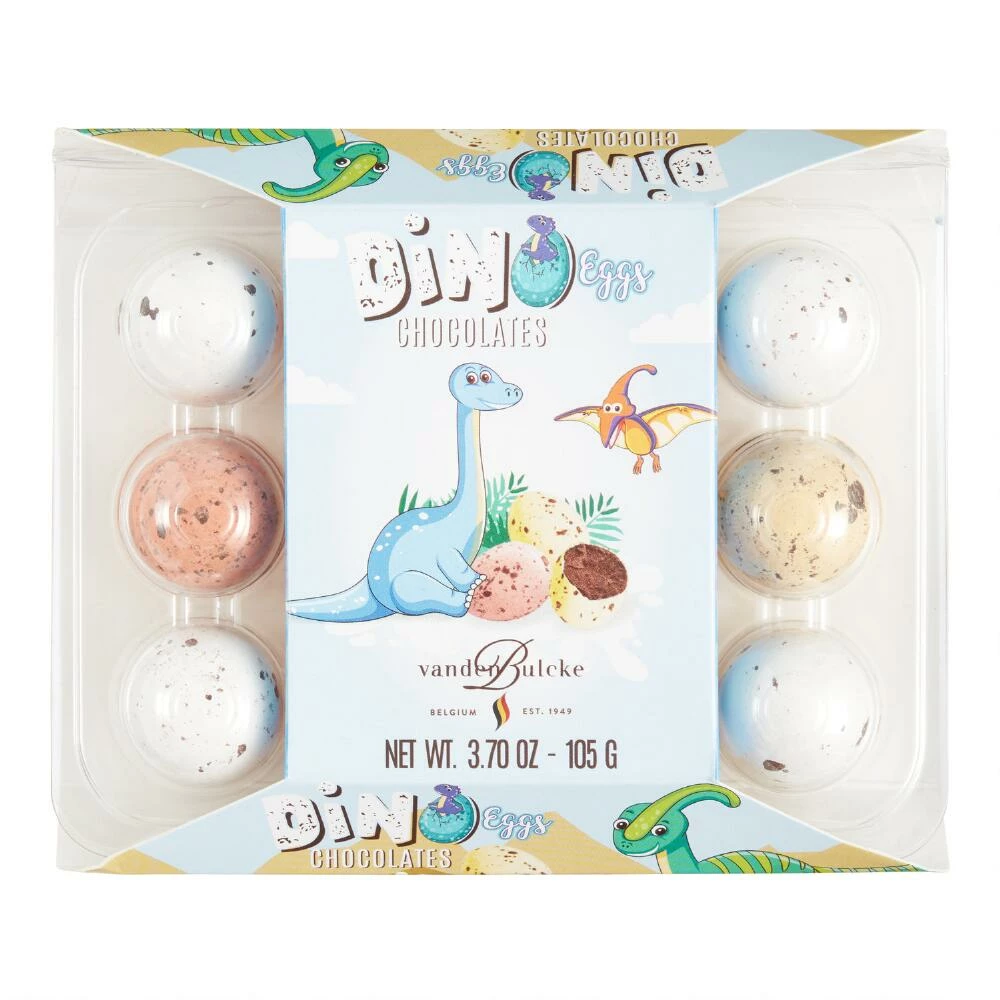World Market Vandenbulcke Milk Chocolate Dino Eggs 12 Piece 3 World Market Vandenbulcke Milk Chocolate Dino Eggs 12 Piece