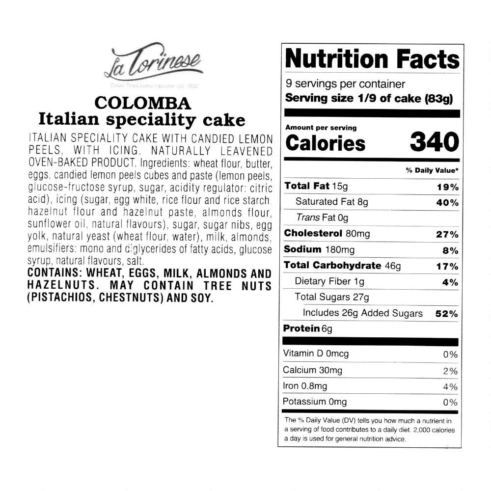 World Market La Torinese Lemon Colomba Cake 4 World Market La Torinese Lemon Colomba Cake - Image 2