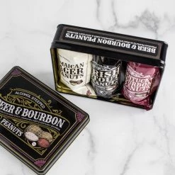 World Market Sugar Plum Beer and Bourbon Nut Tin -Food & Drink Shop unnamed file 2758