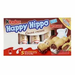 World Market Kinder Happy Hippo Cocoa Cream Biscuits 5 Pack