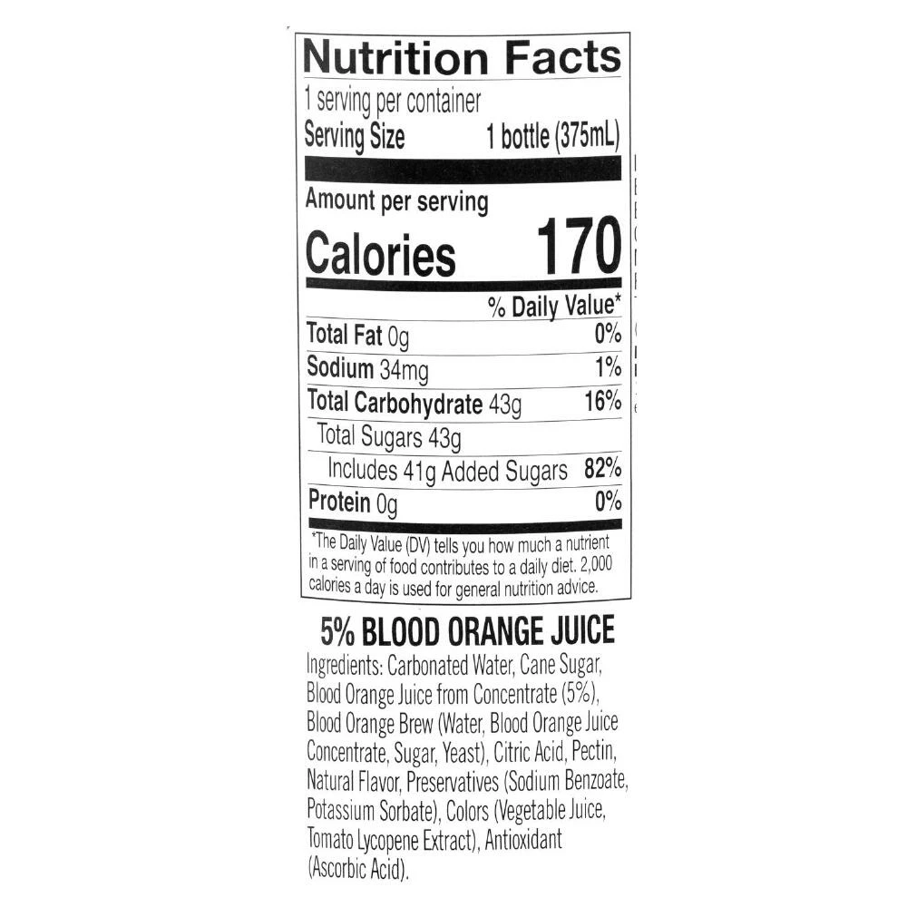 World Market Bundaberg Blood Orange Sparkling Beverage 4 Pack 4 World Market Bundaberg Blood Orange Sparkling Beverage 4 Pack - Image 2
