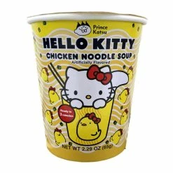 World Market Hello Kitty Chicken Noodle Soup Cup Set of 3