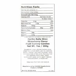 World Market Haribo Strawberry Balla Stixx Gummy Candy -Food & Drink Shop unnamed file 2916