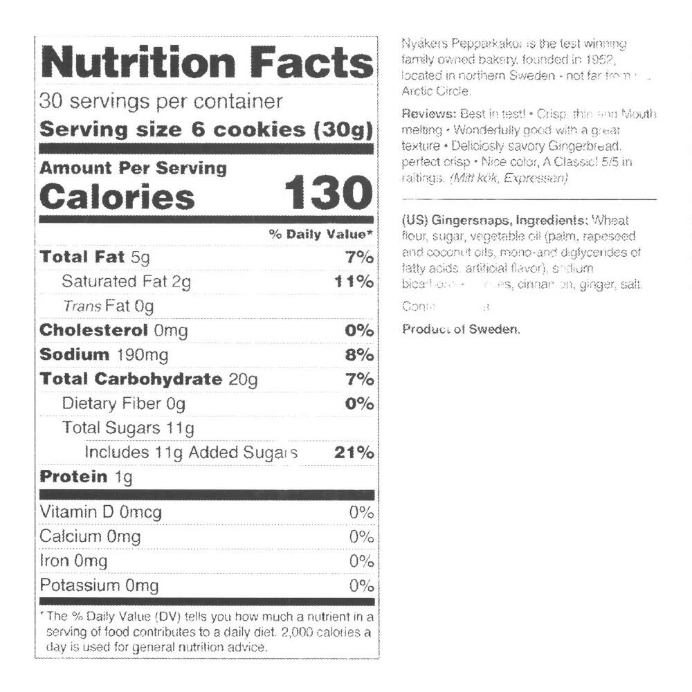 World Market Nyakers Gingersnaps White Botanical Tin 4 World Market Nyakers Gingersnaps White Botanical Tin - Image 2