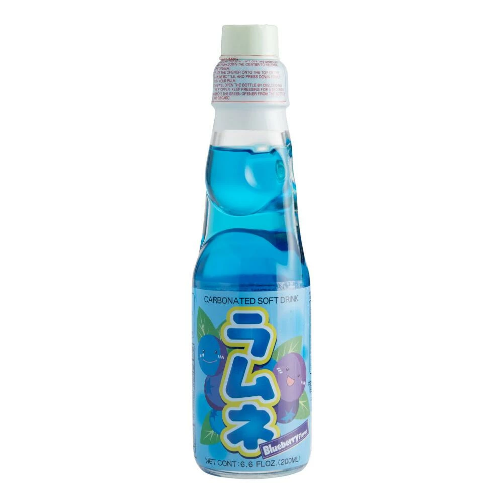 World Market Hatakosen Blueberry Ramune Soda 3 World Market Hatakosen Blueberry Ramune Soda