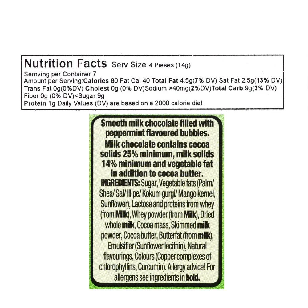 World Market Large Nestle Aero Peppermint Milk Chocolate Bar 4 World Market Large Nestle Aero Peppermint Milk Chocolate Bar - Image 2