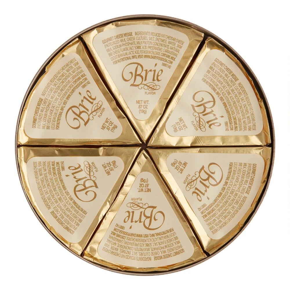 World Market Lactoprot Brie Wedges 6 Pack 3 World Market Lactoprot Brie Wedges 6 Pack