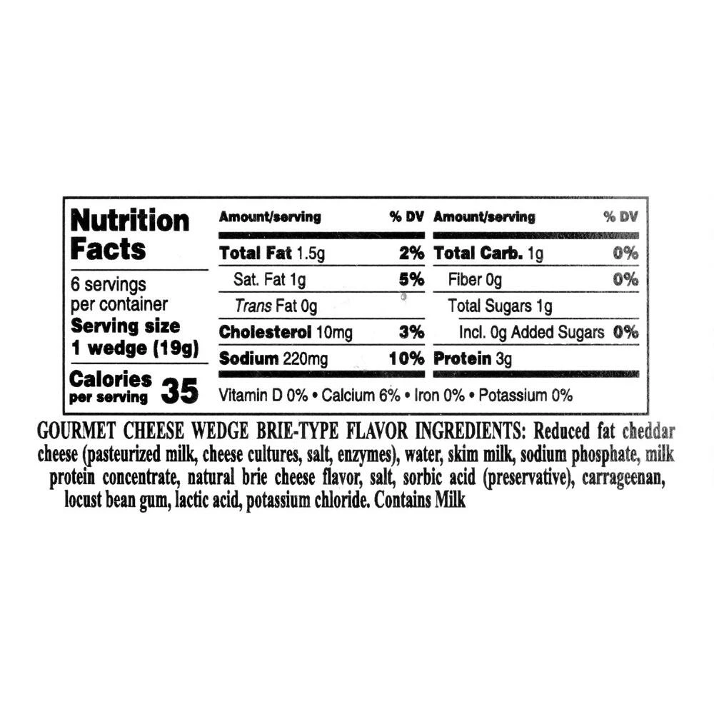 World Market Lactoprot Brie Wedges 6 Pack 4 World Market Lactoprot Brie Wedges 6 Pack - Image 2