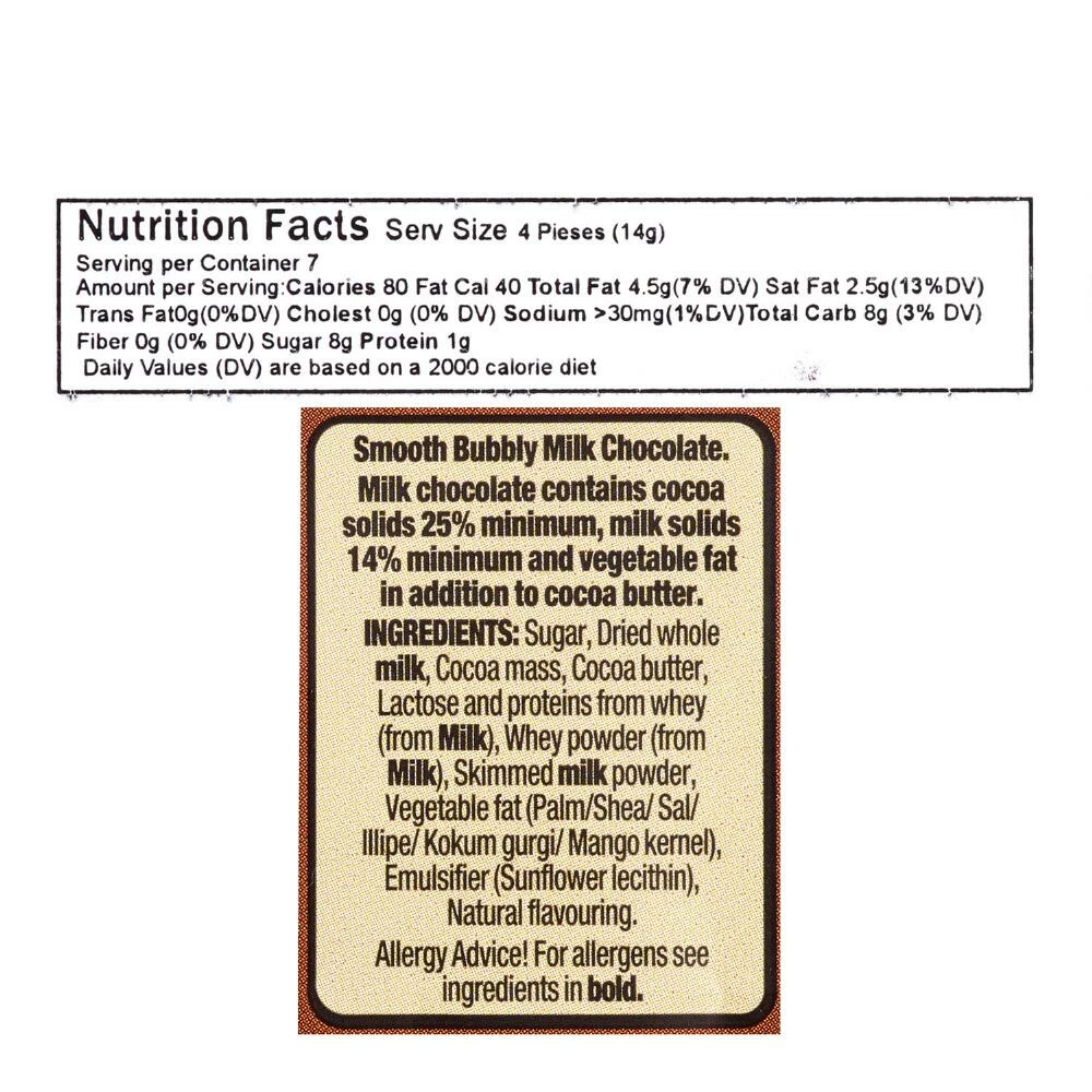 World Market Large Nestle Aero Milk Chocolate Bar 4 World Market Large Nestle Aero Milk Chocolate Bar - Image 2