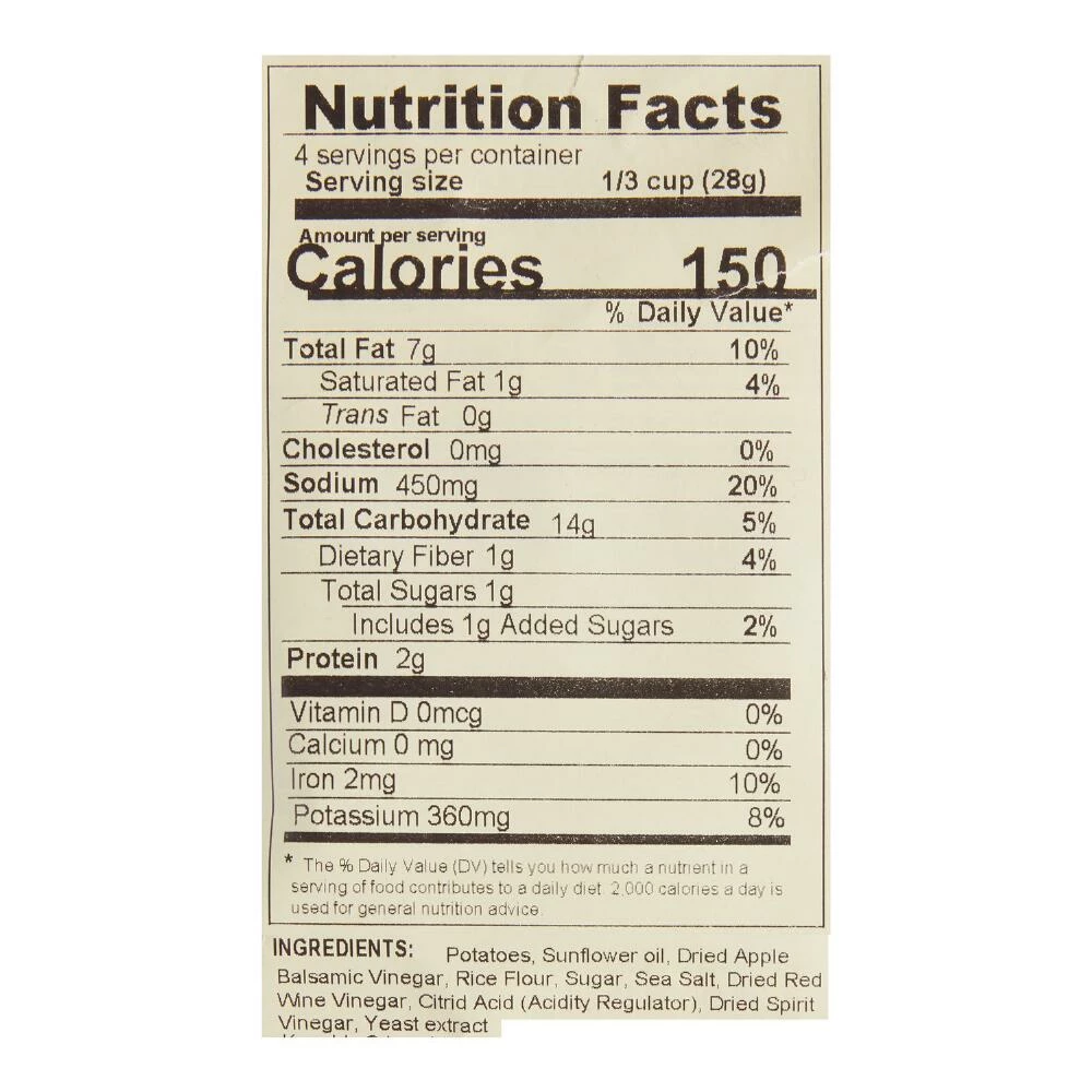 World Market Keogh's Atlantic Sea Salt and Balsamic Vinegar Crinkle Chips 4 World Market Keogh's Atlantic Sea Salt and Balsamic Vinegar Crinkle Chips - Image 2