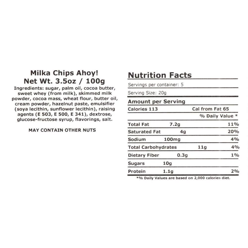 World Market Milka Chips Ahoy Milk Chocolate Bar Set of 2 4 World Market Milka Chips Ahoy Milk Chocolate Bar Set of 2 - Image 2