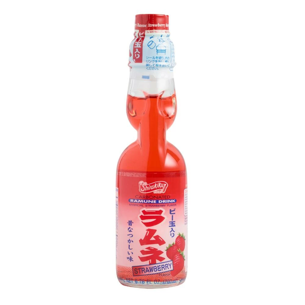World Market Shirakiku Strawberry Ramune Soda 3 World Market Shirakiku Strawberry Ramune Soda