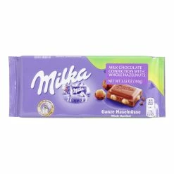World Market Milka Whole Hazelnut Milk Chocolate Bar