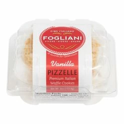 World Market Fogliani Vanilla Pizzelle Waffle Cookies