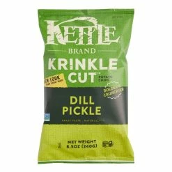 World Market Kettle Krinkle Cut Dill Pickle Potato Chips