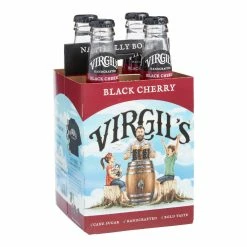 World Market Virgil's Handcrafted Black Cherry Soda 4 Pack