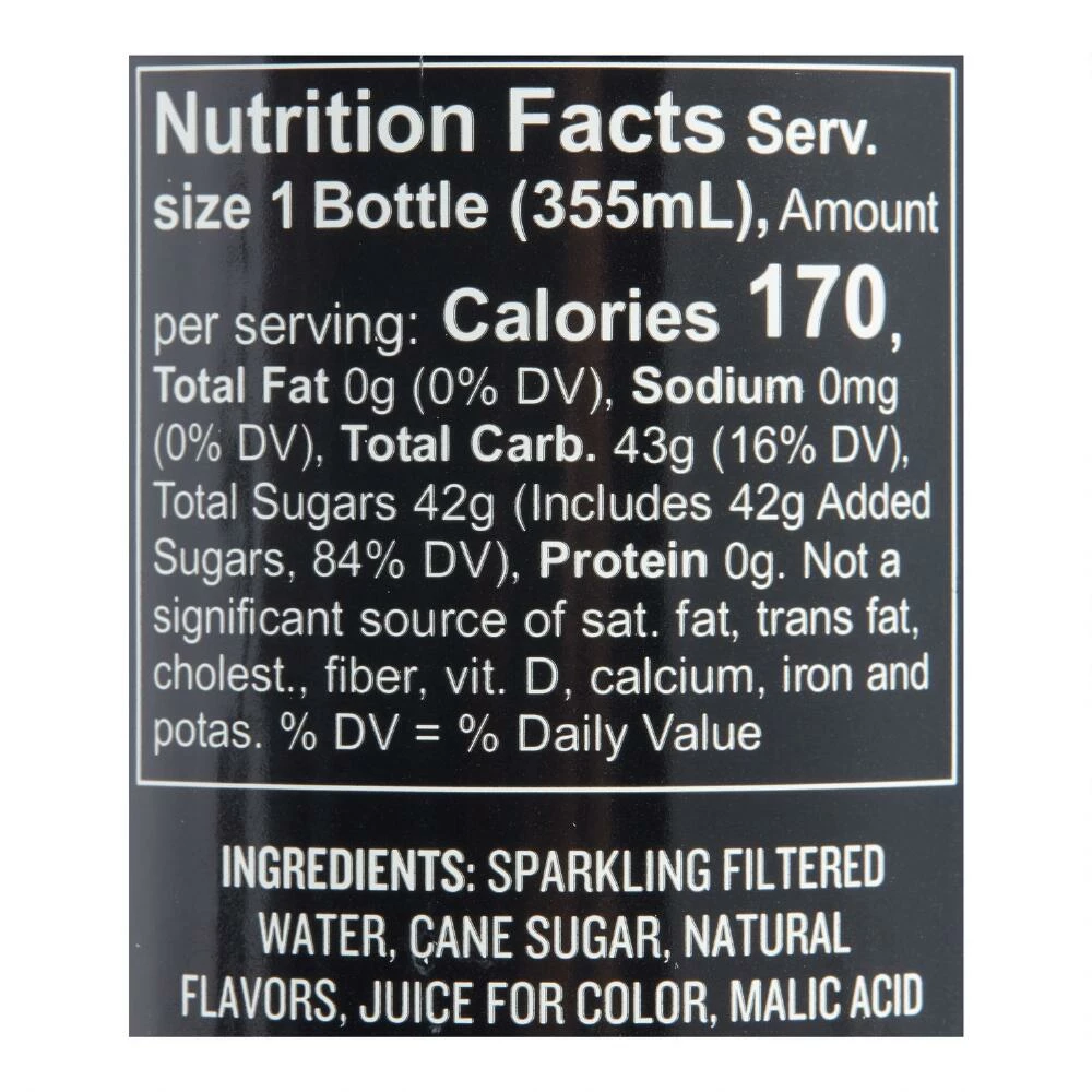 World Market Virgil's Handcrafted Black Cherry Soda 4 Pack 4 World Market Virgil's Handcrafted Black Cherry Soda 4 Pack - Image 2