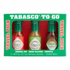 World Market Mini Tabasco To Go Travel Hot Sauces 3 Pack