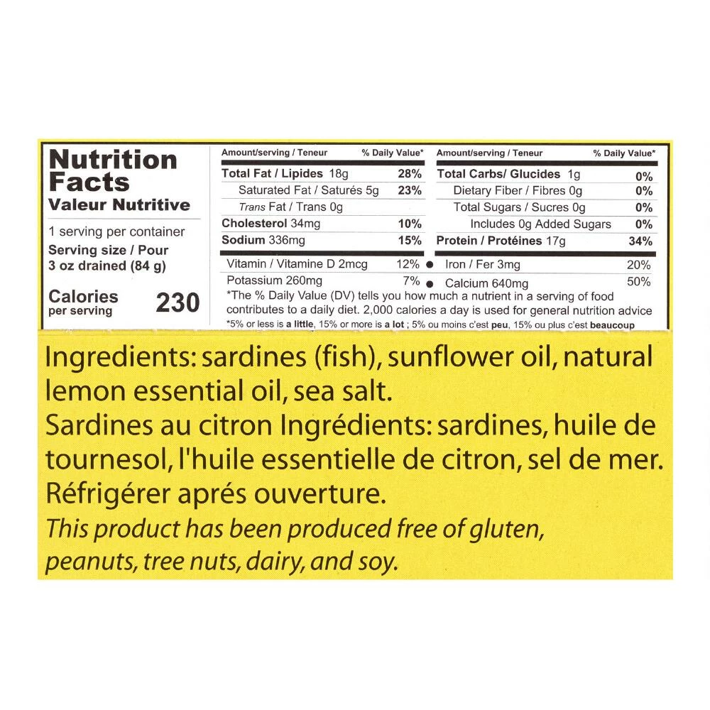 World Market Matiz Gallego Sardines with Lemon 4 World Market Matiz Gallego Sardines with Lemon - Image 2
