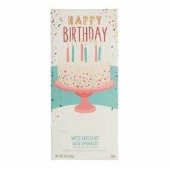 World Market Happy Birthday Sprinkles White Chocolate Bar