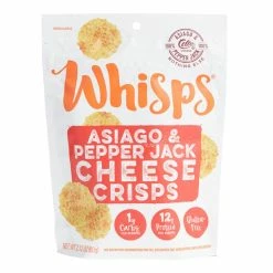 World Market Whisps Asiago and Pepper Jack Cheese Crisps