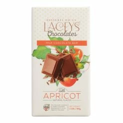 World Market Desserts On Us Laceys Apricot Milk Chocolate Bar Set of 2