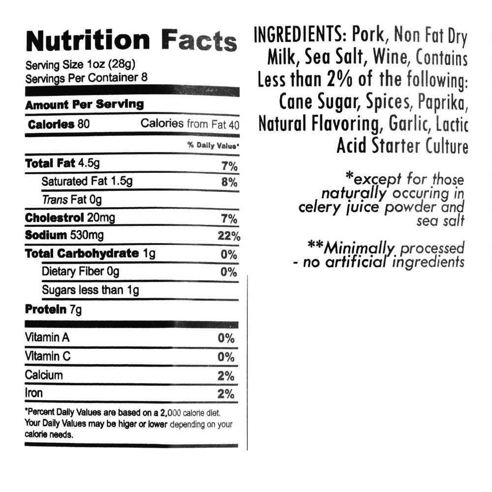 World Market Monte Pollino Uncured Hot Calabrese Salami 4 World Market Monte Pollino Uncured Hot Calabrese Salami - Image 2