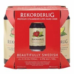 World Market Rekorderlig Strawberry Hard Cider 4 Pack