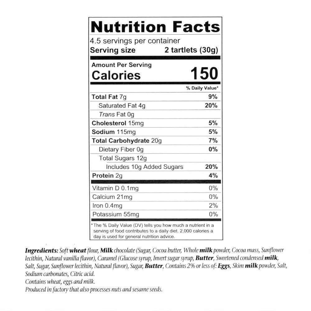 World Market Bonne Maman Chocolate Caramel Tartlets 9 Pack 4 World Market Bonne Maman Chocolate Caramel Tartlets 9 Pack - Image 2