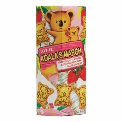 World Market Lotte Koala's March Strawberry Cookies