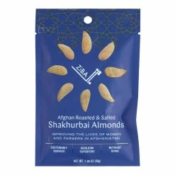 World Market Ziba Afghan Roasted Salted Shakhurbai Almonds Snack Size