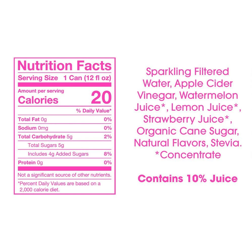 World Market Poppi Watermelon Sparkling Soda 4 World Market Poppi Watermelon Sparkling Soda - Image 2