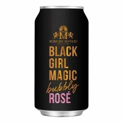 World Market McBride Sisters Black Girl Magic Bubbly Rose Wine 375ml Can