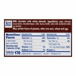 World Market Ritter Sport Whole Almond Milk Chocolate Bar -Food & Drink Shop unnamed file 3957