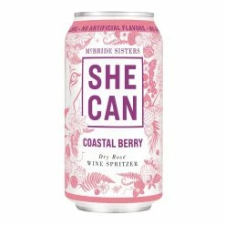 World Market She Can Coastal Berry Rose Spritzer 375ml Can