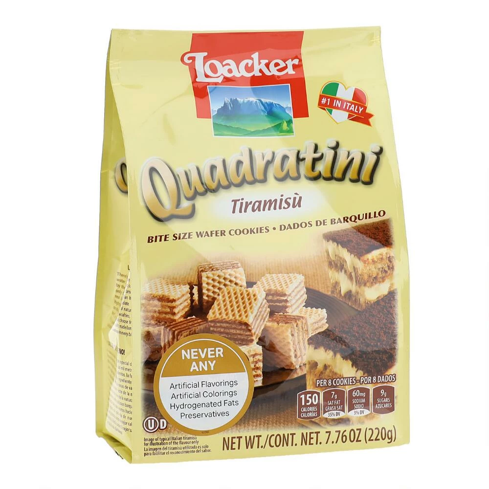 World Market Loacker Quadratini Tiramisu Wafers 4 World Market Loacker Quadratini Tiramisu Wafers - Image 2