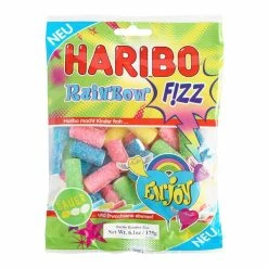 World Market Haribo Rainbow Sour Fizz Gummy Candy Set of 6