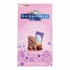 World Market Ghirardelli Milk Chocolate Caramel Brownie Bunnies Bag